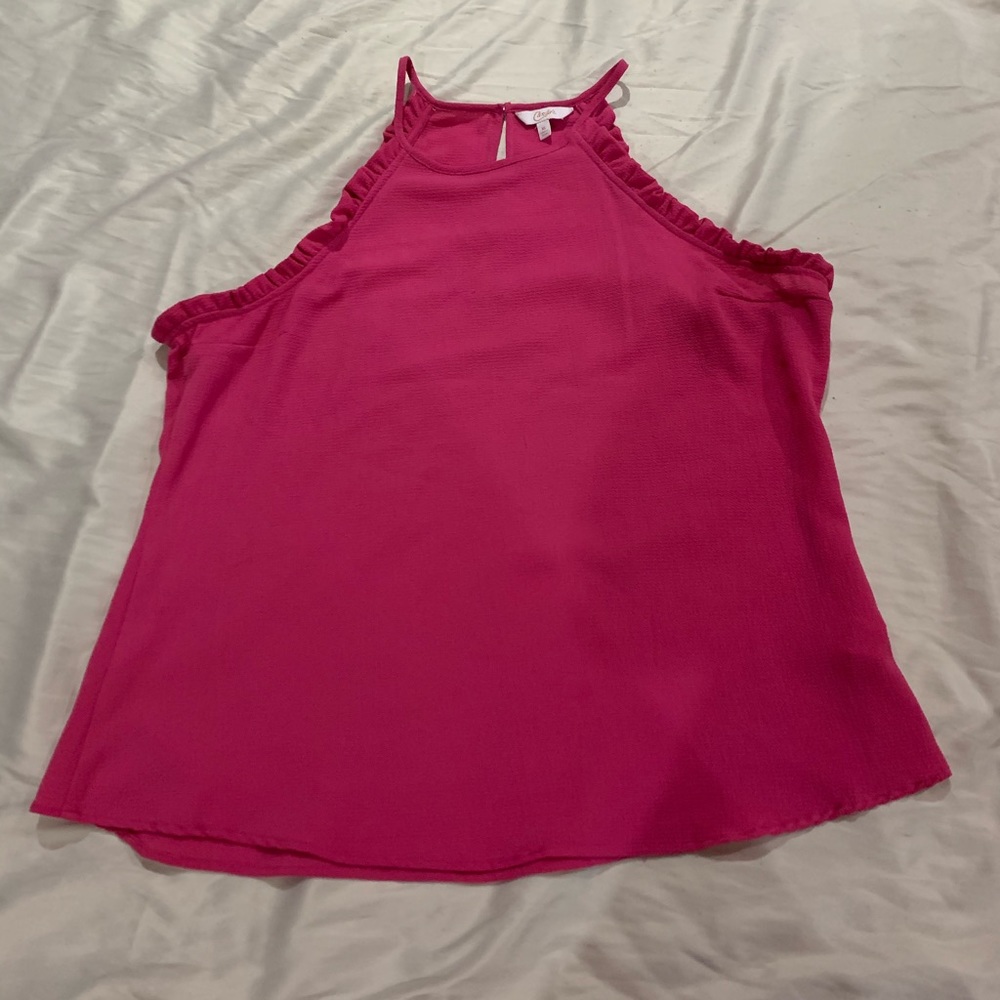 Candies pink tank top size XL